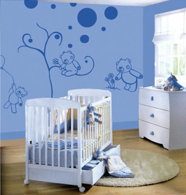 Idées de couleurs pour le salon de la chambre de bébé