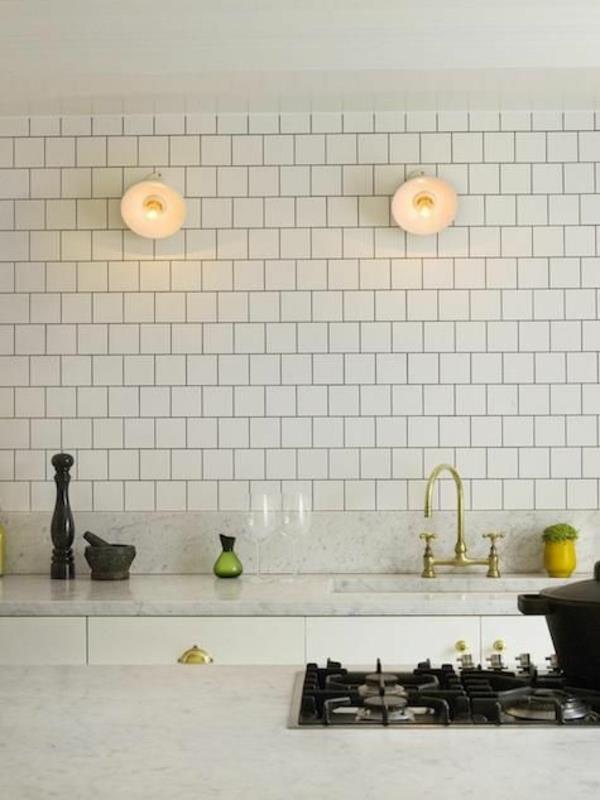 Carrelage en pierre fine carreaux de cuisine mur blanc nettoyeur vapeur carrelage coulis comptoir en marbre
