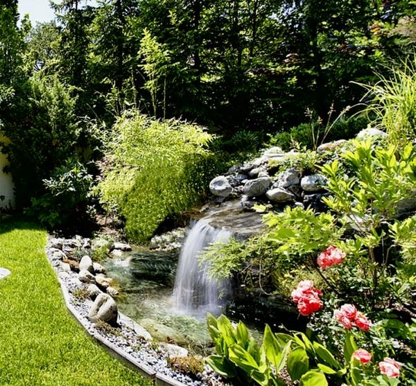 petite cascade de jardin feng shui