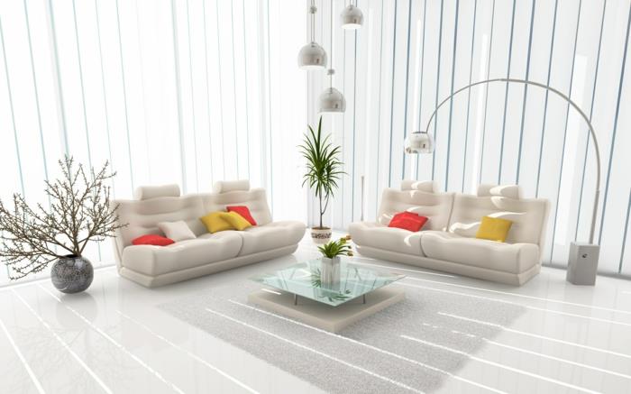 salon feng shui couleurs feng shui chambre fengshui incidence de la lumière exemples d'ameublement 20