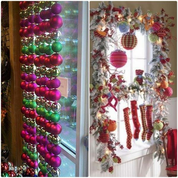 décoration de fenêtre noël nikolausstiefel fensterdeko