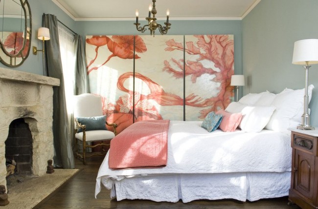 Фреска в спалня в средиземноморски стил