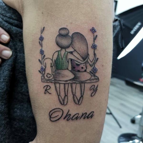 tatouage d'amitié ohana tatouage bras