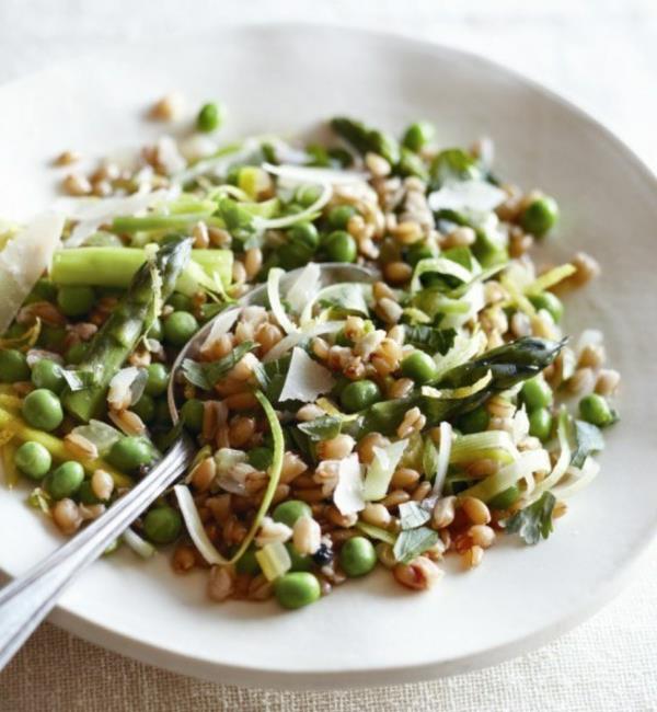 recettes de printemps lentilles pois asperges plats oignon