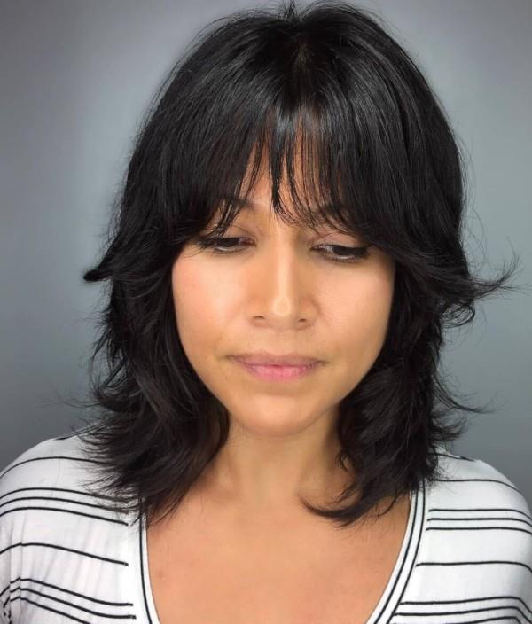 coiffures cheveux fins - dame de 40 ans