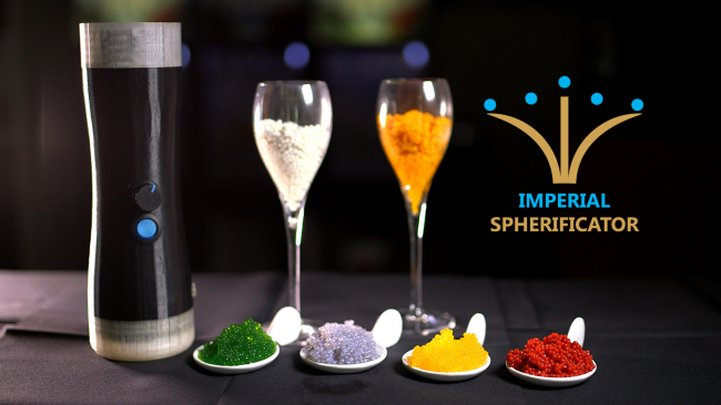 Imperial Spherificator macht aus jeder Flüssigkeit Kaviar