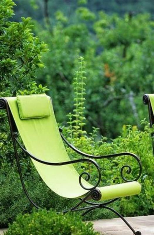 idées de jardin chaise de luxe