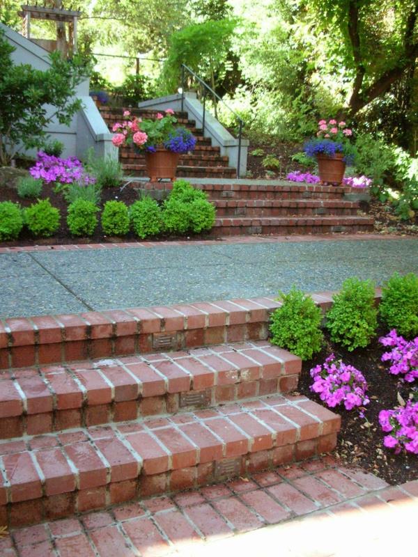 idées de jardin et photos d'escaliers de jardin