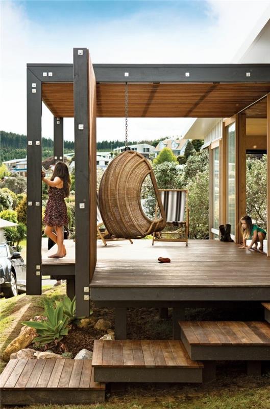 pergola de jardin design fonctionnel avec un beau look