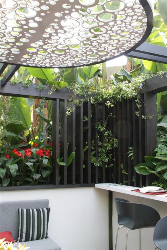 pergola de jardin design moderne idées de design de jardin fleurs