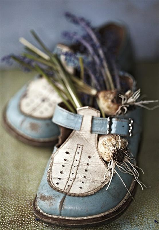 idées de décoration de jardin parterre de fleurs créer des chaussures