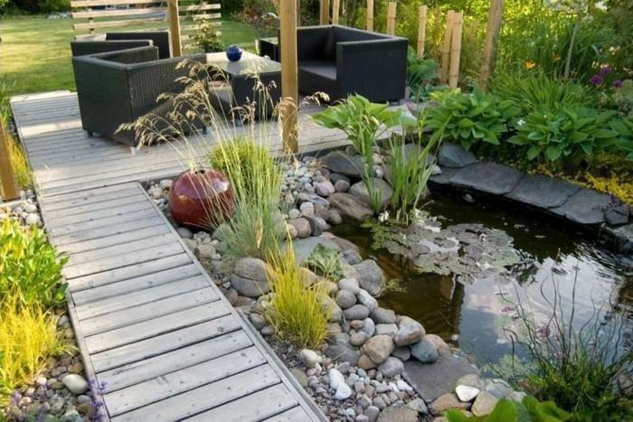 meble ogrodowe pomysły na podłogi rośliny stawowe pomysły ogrodowe meble rattanowe