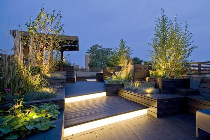 meble ogrodowe oświetlenie ogrodowe sadzenie schodów ogrodowych
