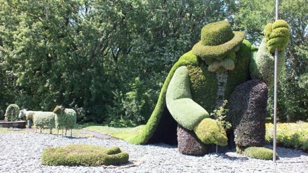 figury ogrodowe schäfer montreal ogród botaniczny