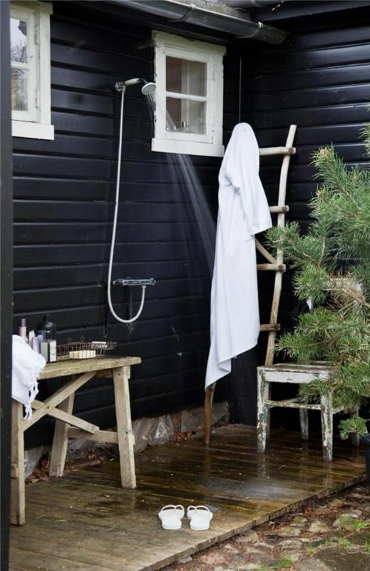 idées de design de jardin idées de jardin de douche extérieur