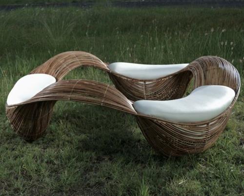 idées de meubles de jardin meubles d'extérieur meubles en rotin artistique