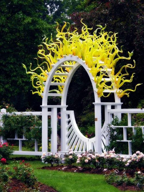 idées de meubles de jardin arche arche fleurs conception de jardin