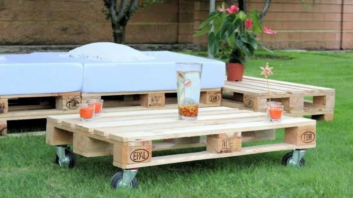 meubles de jardin en palettes idées de design de jardin