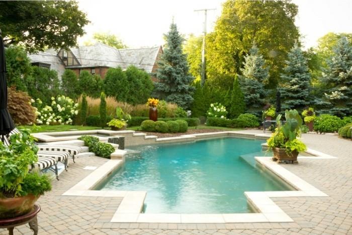 idées de piscine de jardin pour un espace détente agréable