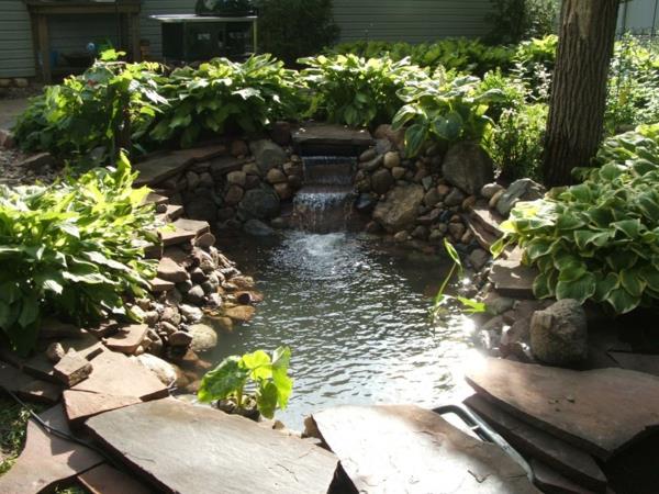 Créer une pierre de jardin d'eau Créer un beau bassin de jardin