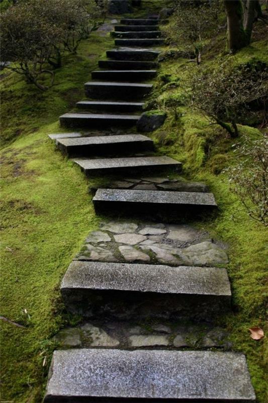 Construire des escaliers de jardin à partir de palettes