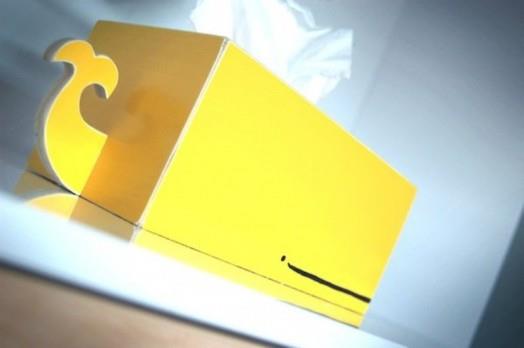 żółty wieloryb pudełkowy podobny ciekawy pomysł na dekorację