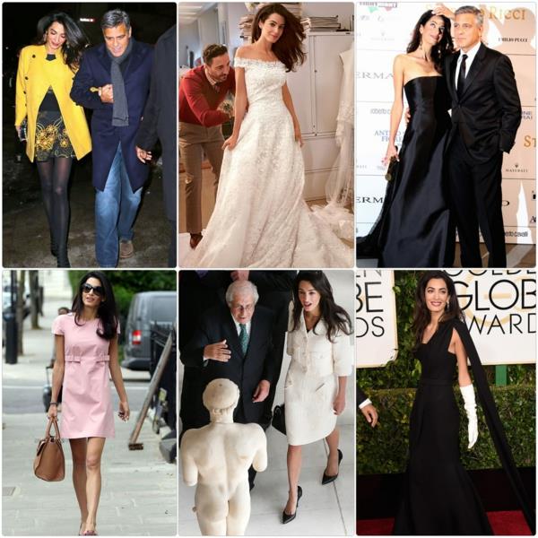 George Clooney i jego żona Amal Cloony