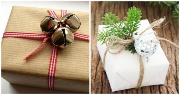 papier d'emballage petits cadeaux comme décoration