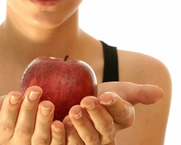 perte de poids plus saine pomme rouge