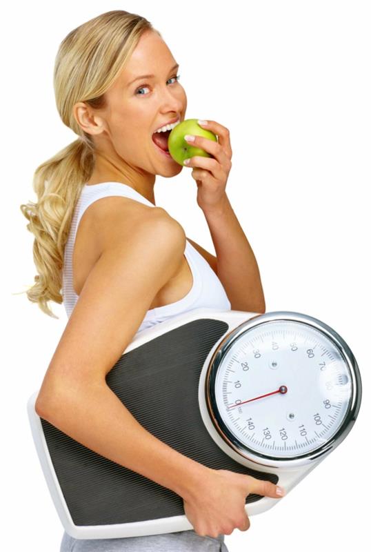 balance de pomme de perte de poids plus saine