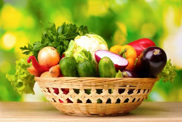 panier de légumes pour une perte de poids plus saine