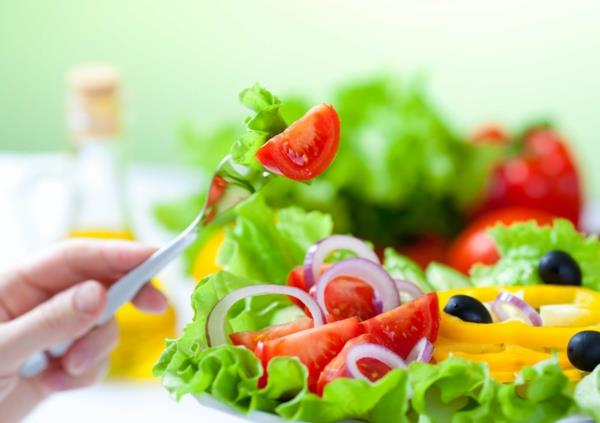 légumes de salade de perte de poids plus sain