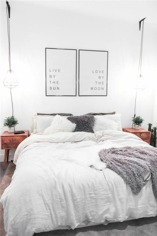 dormir sain literie assortie blanc couvre-lit confort
