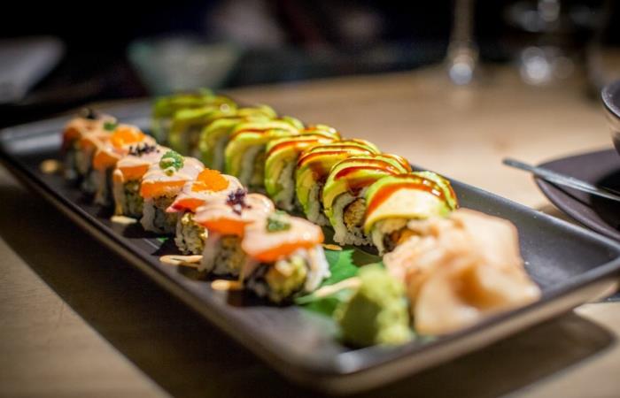 zdrowe odżywianie zbilansowane menu sushi