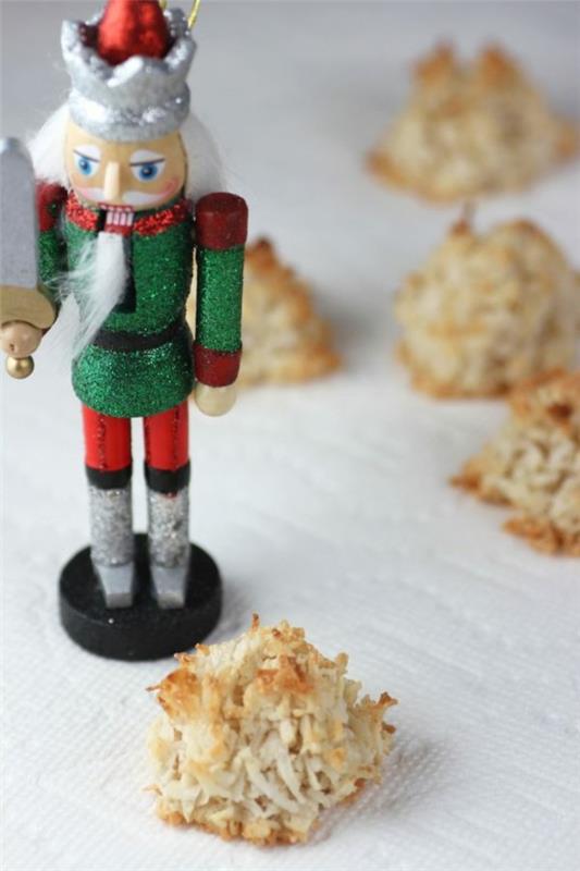 zdrowy świąteczny deser kokosowe makaroniki