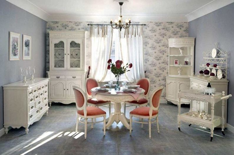 Design obývacího pokoje ve stylu Provence - Nábytek