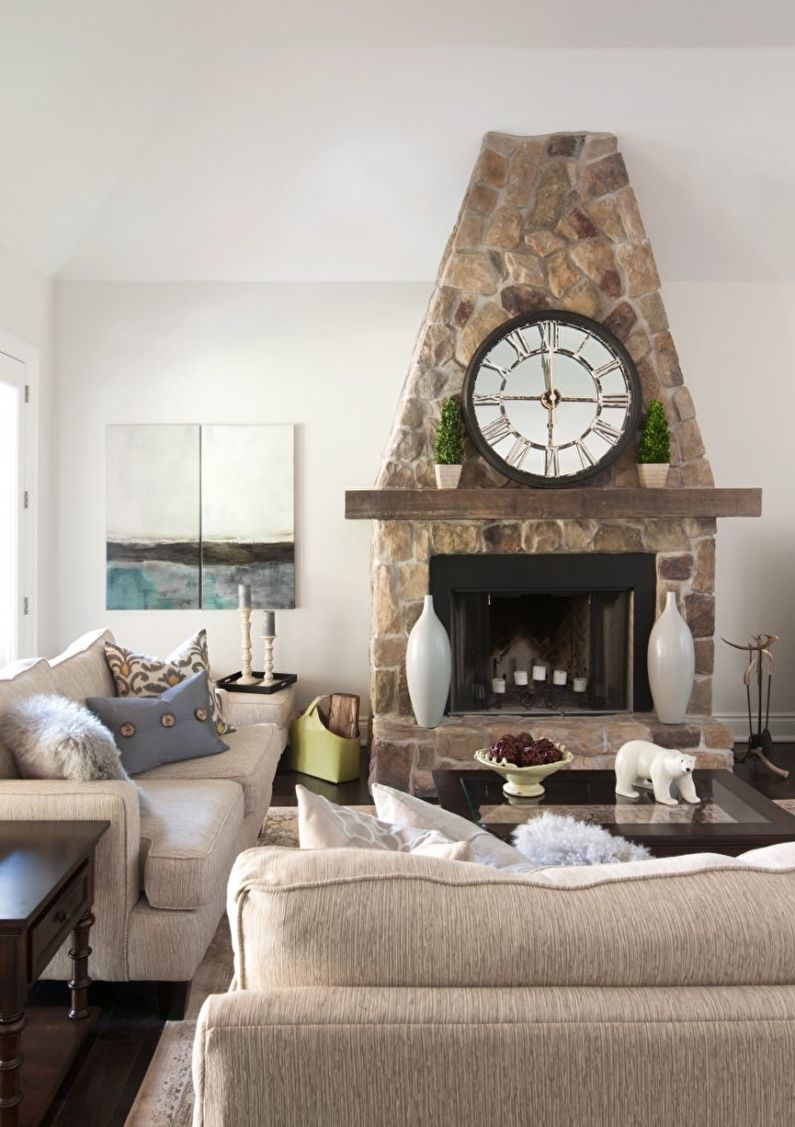 Design obývacího pokoje ve stylu Provence - Nábytek