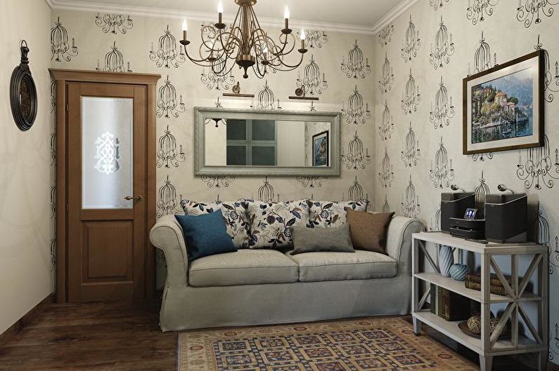 Obývací pokoj ve stylu Provence: 80 návrhových nápadů