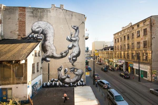 furet art graffiti pologne