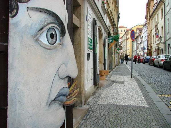 graffiti art profil république tchèque prague