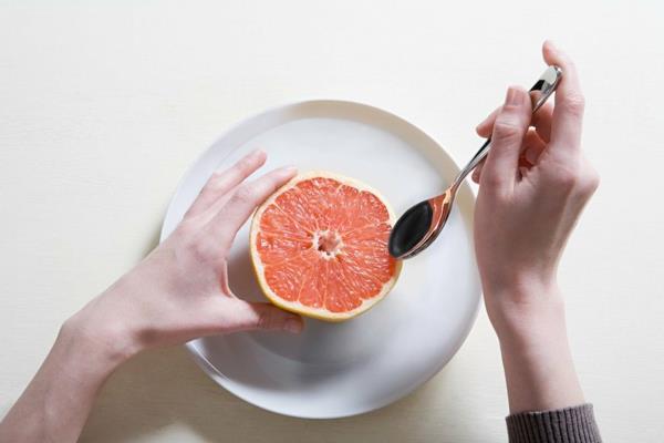 régime de petit déjeuner sain pamplemousse