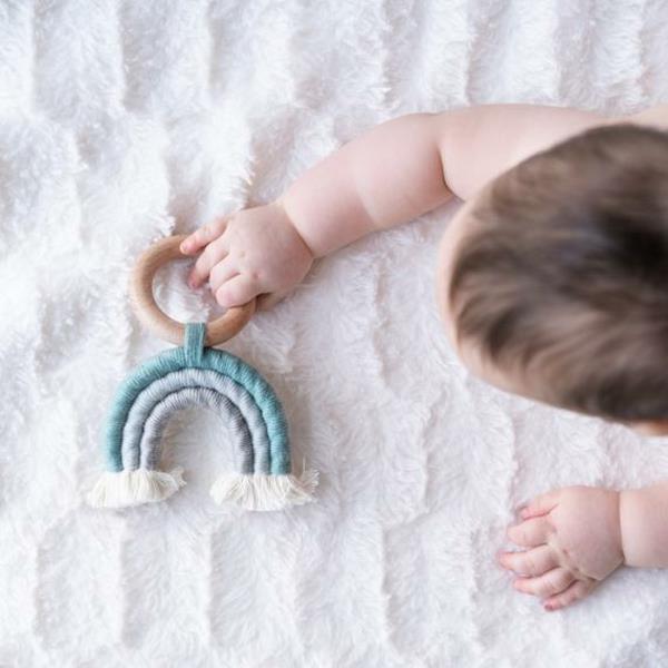 attrapez l'anneau de chambre de bébé faites vous-même des idées de macramé