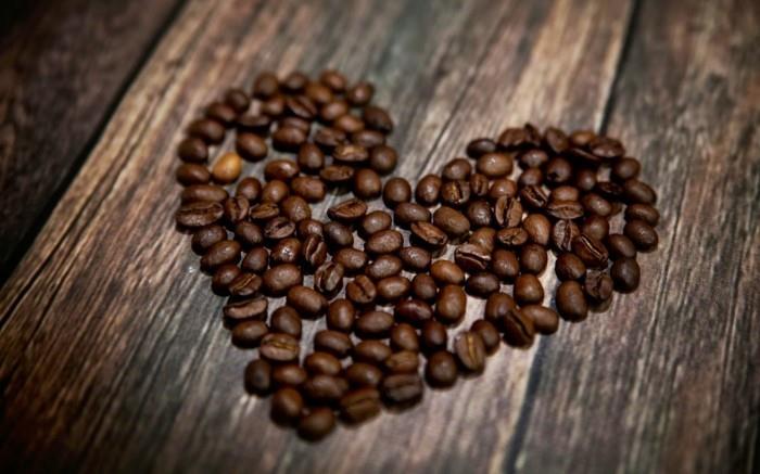 dzień dobry kawa kawa w kształcie serca ozdoba