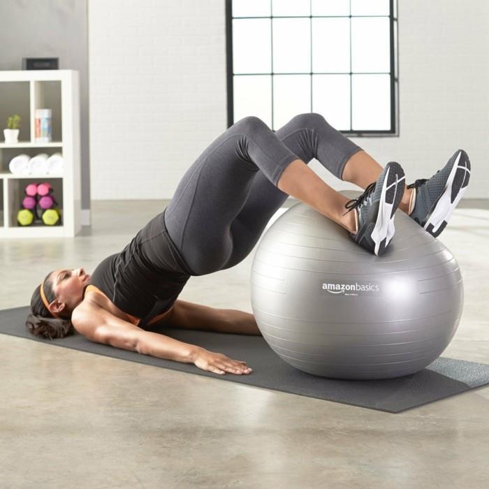 Ballon d'exercice yoga pilatis pratique assis de manière ergonomique