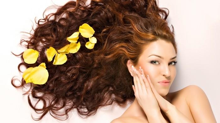 huiles de soins capillaires beaux cheveux