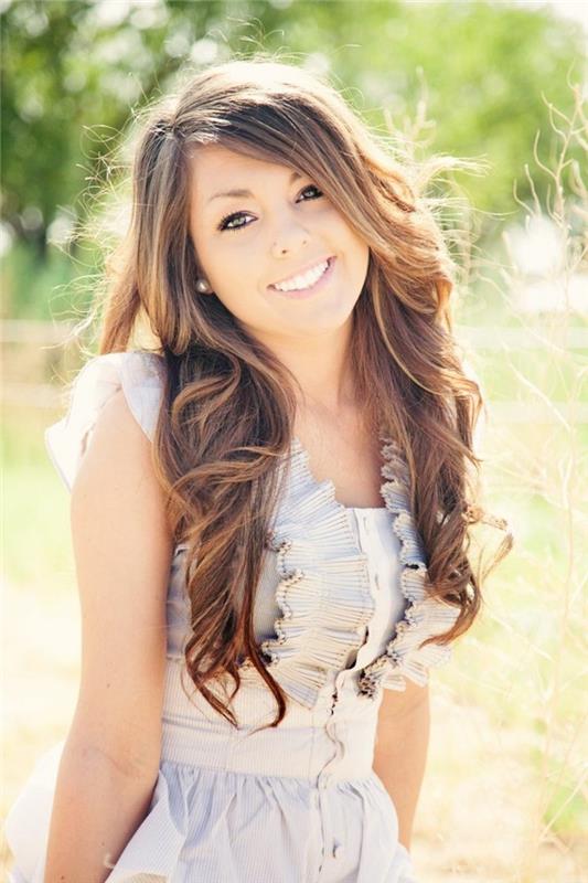 conseils de soins capillaires mode de vie cheveux bruns longs