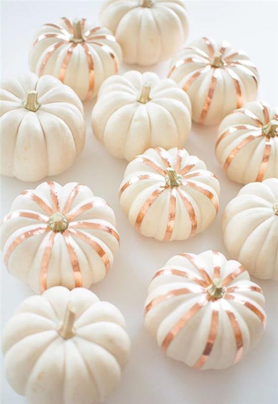 idées d'artisanat d'halloween petites citrouilles avec du ruban washi