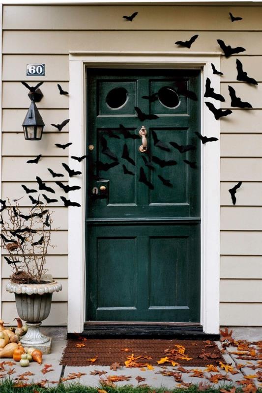 halloween bricoler décoration d'automne idées de décoration bricolage oiseaux noirs