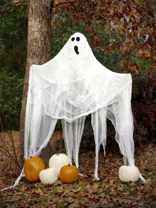 décoration d'halloween bricolage citrouilles fantômes