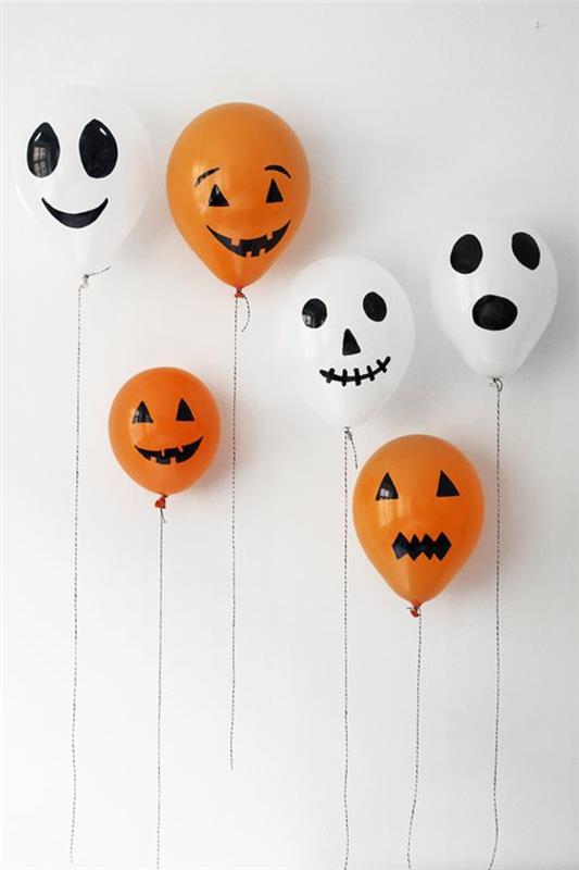 Décoration Halloween vous-même faire plaisir ballon orange
